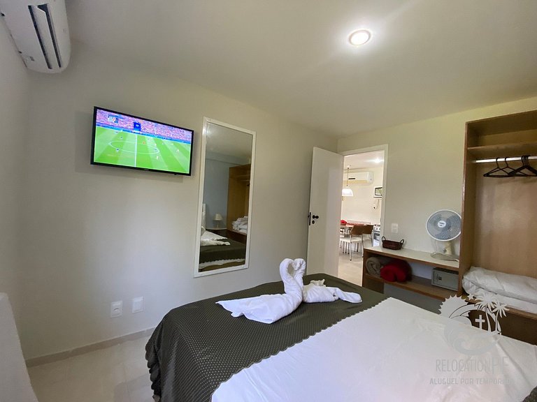 Flat Sofisticado com Vista para o Mar | Marupiara Suítes 119