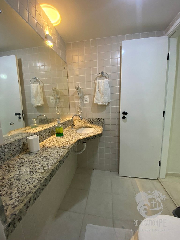 Flat Sofisticado com Vista para o Mar | Marupiara Suítes 119