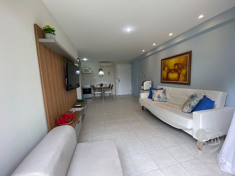 Flat com vista do Mar no Marupiara Suítes - Muro Alto | 120