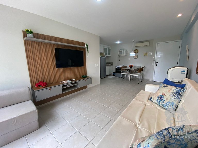 Flat com vista do Mar no Marupiara Suítes - Muro Alto | 120