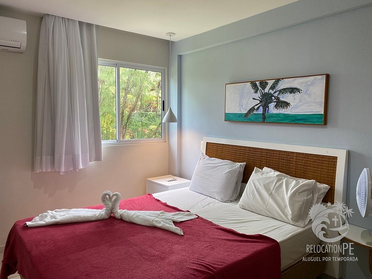 Flat com vista do Mar no Marupiara Suítes - Muro Alto | 120