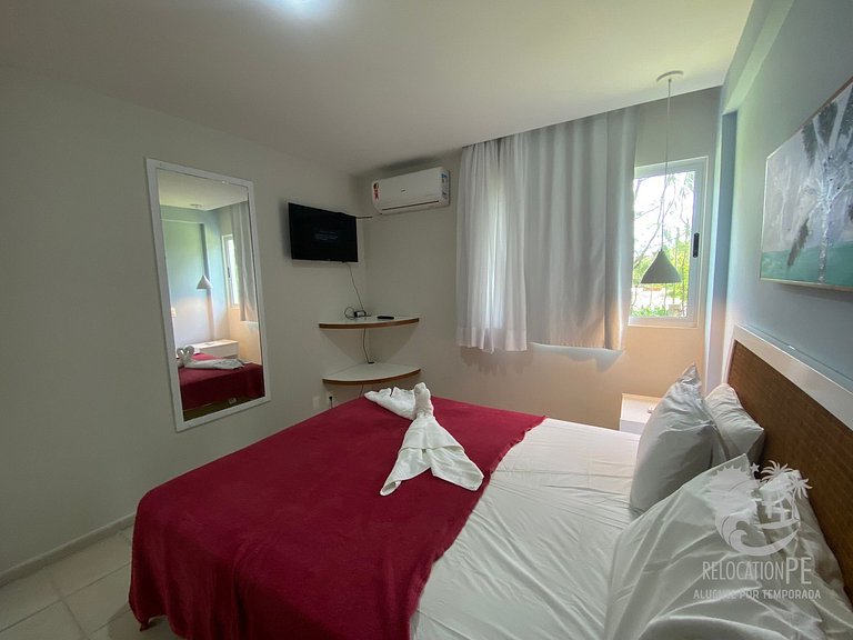 Flat with sea view at Marupiara Suítes - 120 - Muro Alto