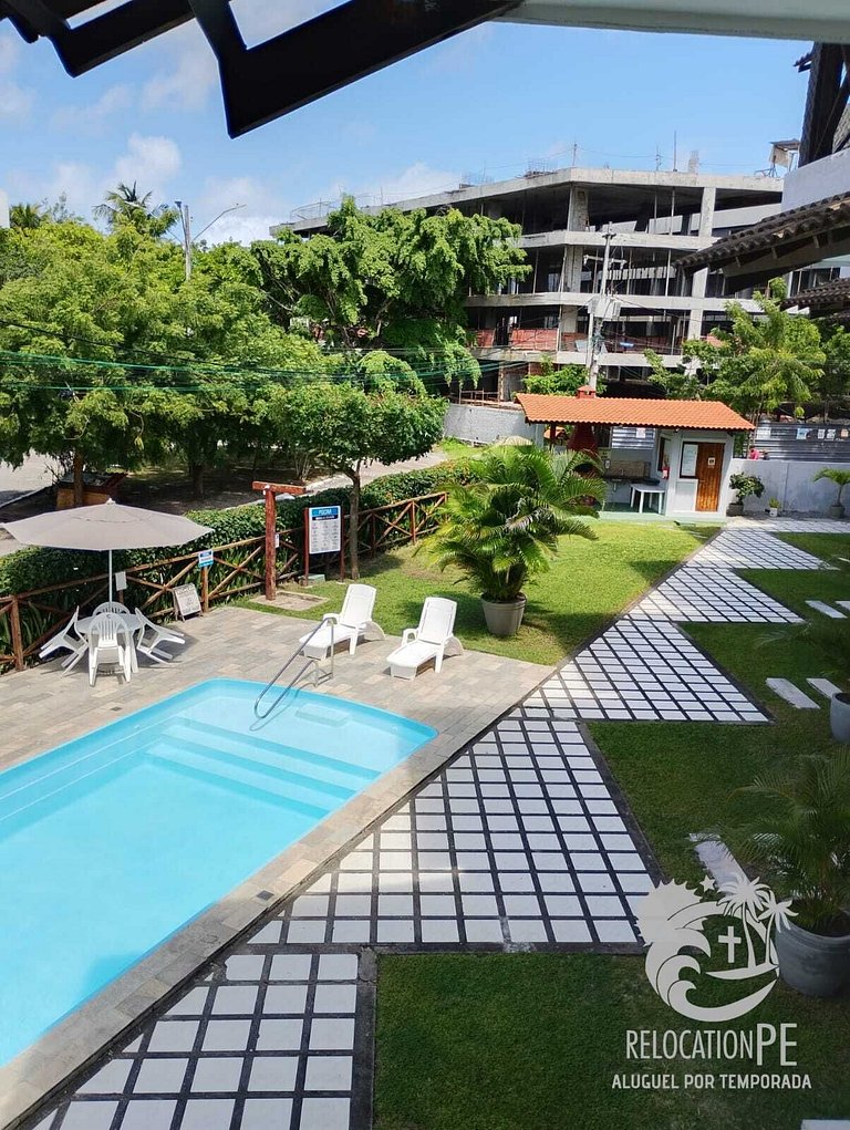 Casa com 2 quartos a 50m do mar no Merepe Residence - Porto