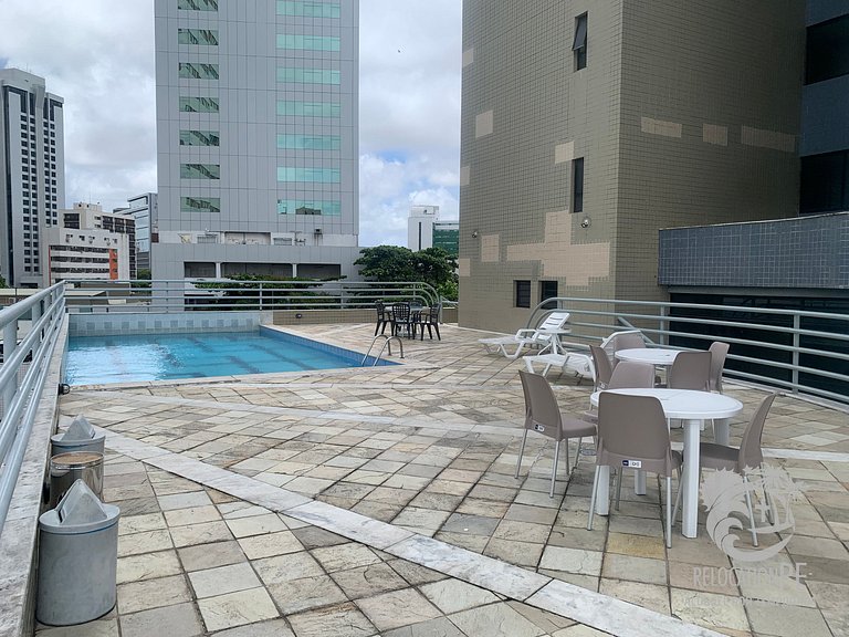 Excelente Flat no condomínio Metropolis - Ilha do Leite