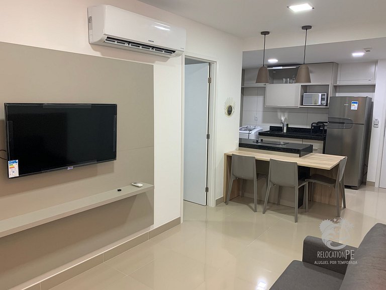Beach Class Hotels & Residence 1305 - Flat de luxo completo