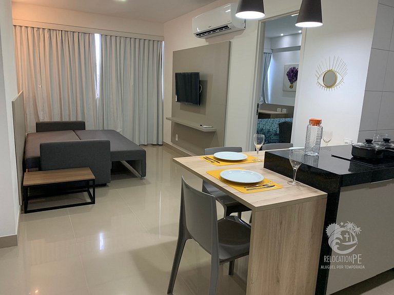 Beach Class Hotels & Residence 1305 - Flat de luxo completo