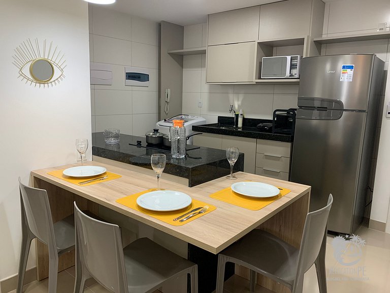 Beach Class Hotels & Residence 1305 - Flat de luxo completo