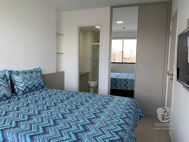 Beach Class Hotels & Residence 1305 - Flat de luxo completo