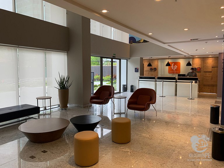 Beach Class Hotels & Residence 1305 - Flat de luxo completo