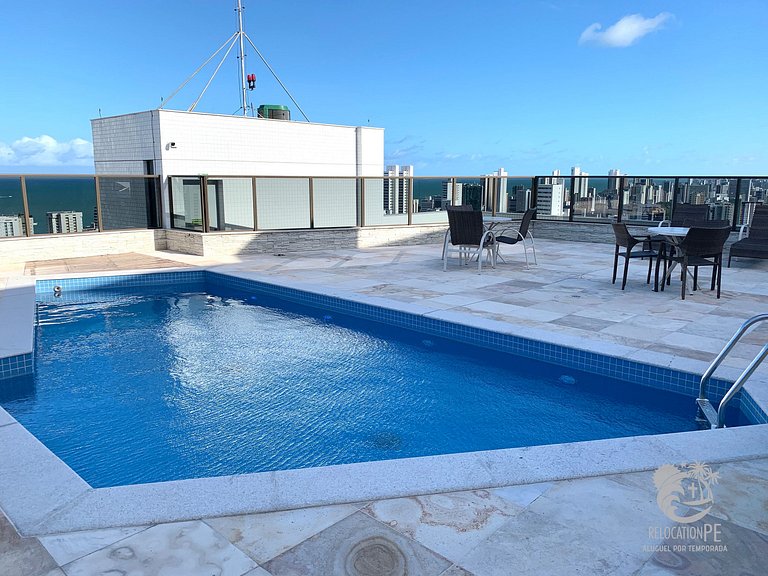 Beach Class Hotels & Residence 1305 - Flat de luxo completo