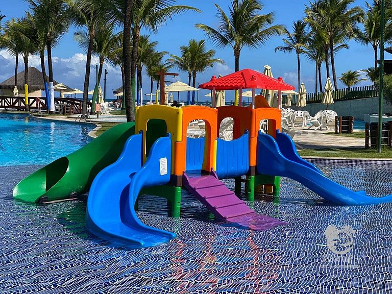 Beach Class Muro Alto 2302 | Flat Sofisticado 2 Suítes