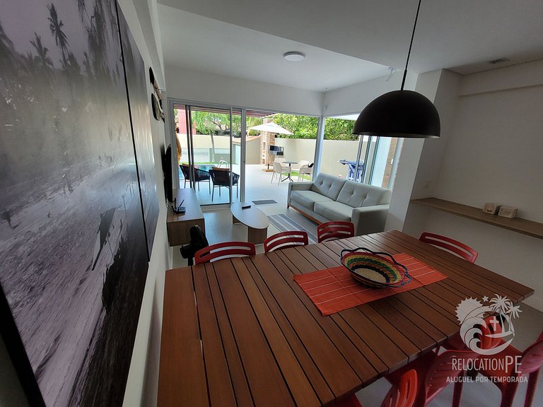 Casa Completa para 8 pessoas no Vila Sol em Serrambi | 01