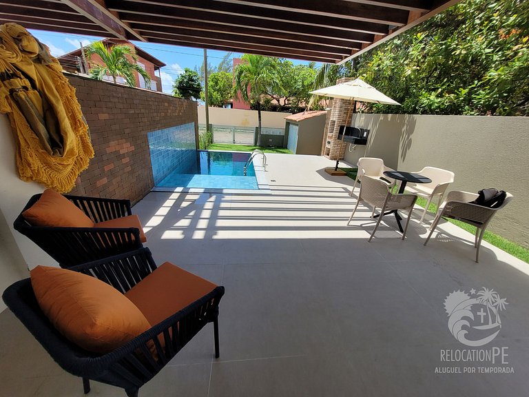 Casa Completa para 8 pessoas no Vila Sol em Serrambi | 01