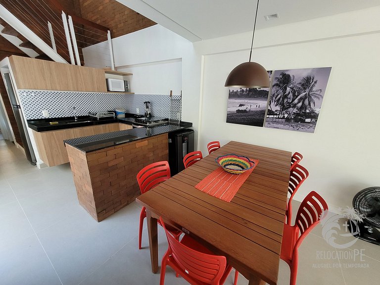 Casa Completa para 8 pessoas no Vila Sol em Serrambi | 01