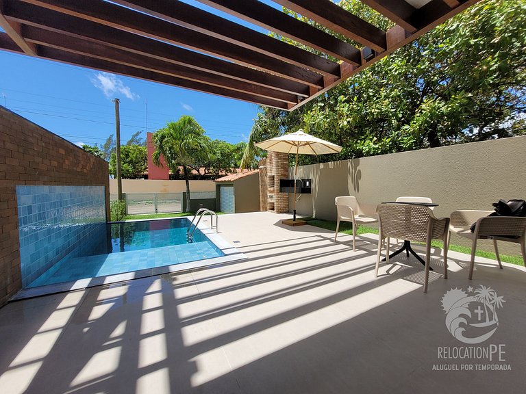 Casa Completa para 8 pessoas no Vila Sol em Serrambi | 01
