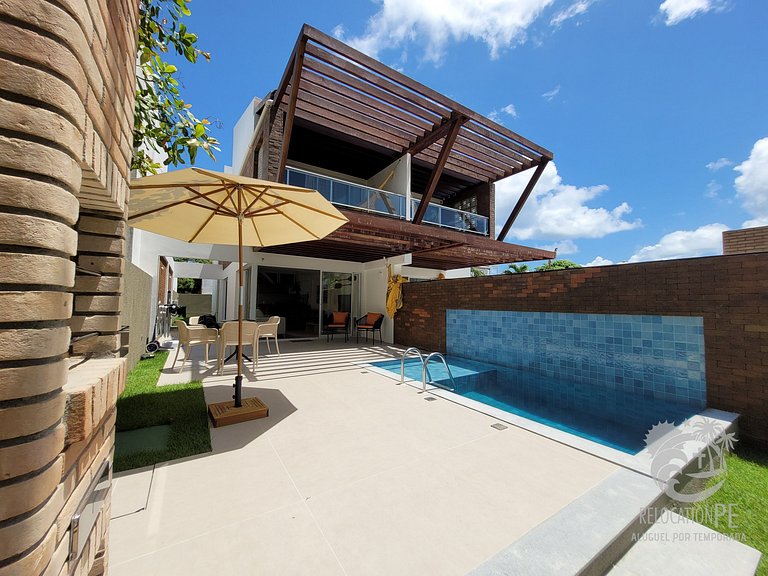 Casa Completa para 8 pessoas no Vila Sol em Serrambi | 01