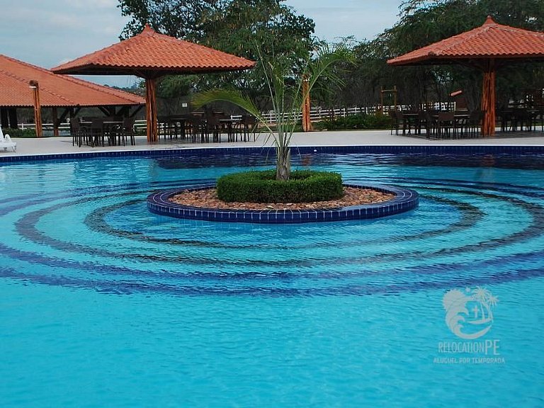 Hotel Canariu's Gravatá 102 BL16 | Flat Térreo com 2 Suítes