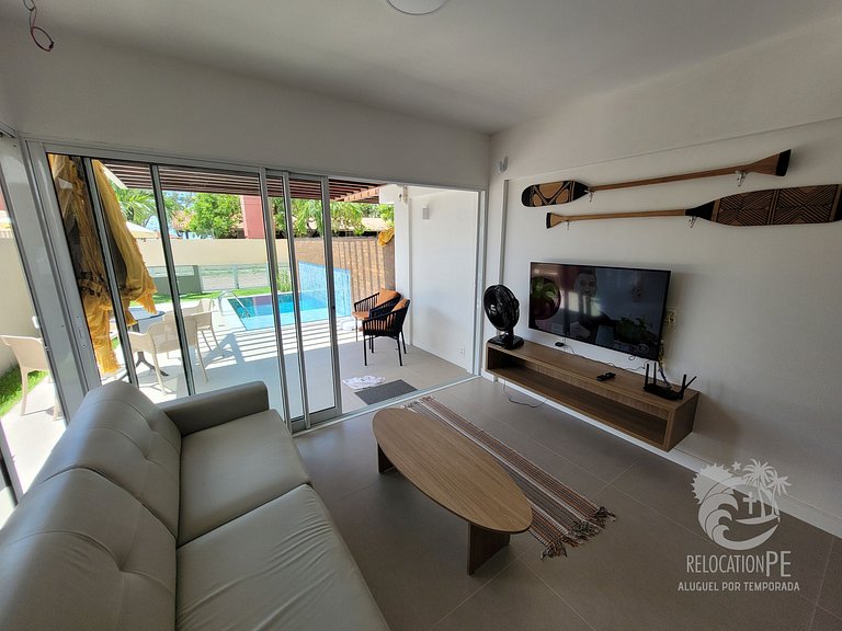 Casa Completa para 8 pessoas no Vila Sol em Serrambi | 02