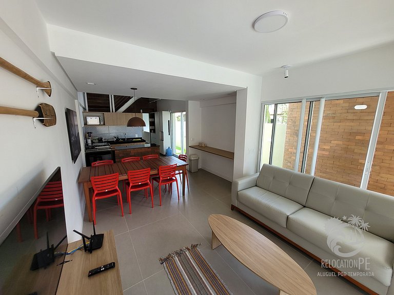Casa Completa para 8 pessoas no Vila Sol em Serrambi | 02