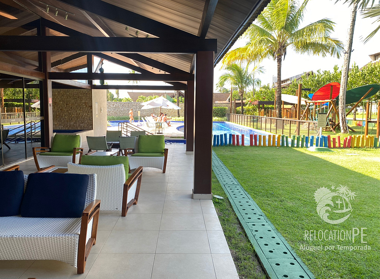 Malawi Beach Resort | Bangalô 61 Luxo Beira-Mar em Muro Alto