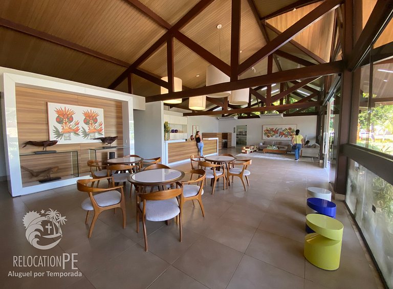 Malawi Beach Resort | Bangalô 61 Luxo Beira-Mar em Muro Alto