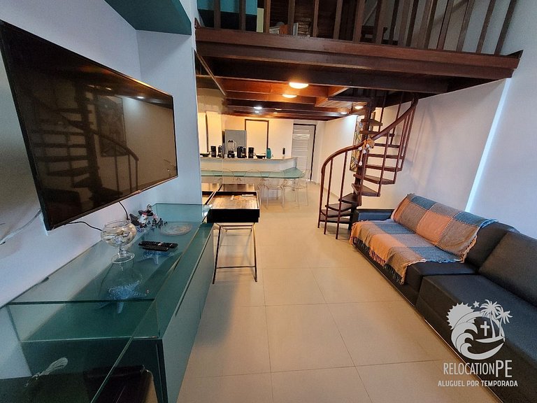 Porto Beach - Flat de Luxo com 4 quartos à beira mar - Porto