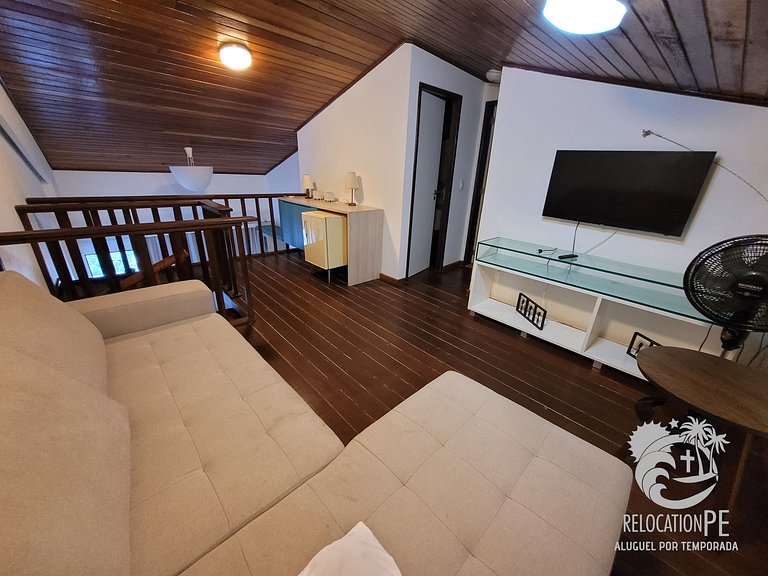 Porto Beach - Flat de Luxo com 4 quartos à beira mar - Porto