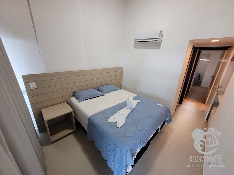 Flat à Beira-Mar em Porto de Galinhas | Porto Beach Residenc