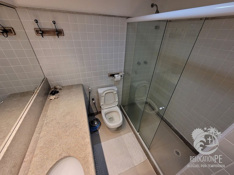 Porto Beach - Flat de Luxo com 4 quartos à beira mar - Porto