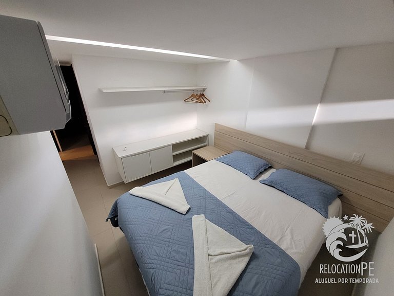 Porto Beach - Flat de Luxo com 4 quartos à beira mar - Porto