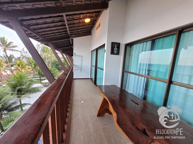 Porto Beach - Flat de Luxo com 4 quartos à beira mar - Porto