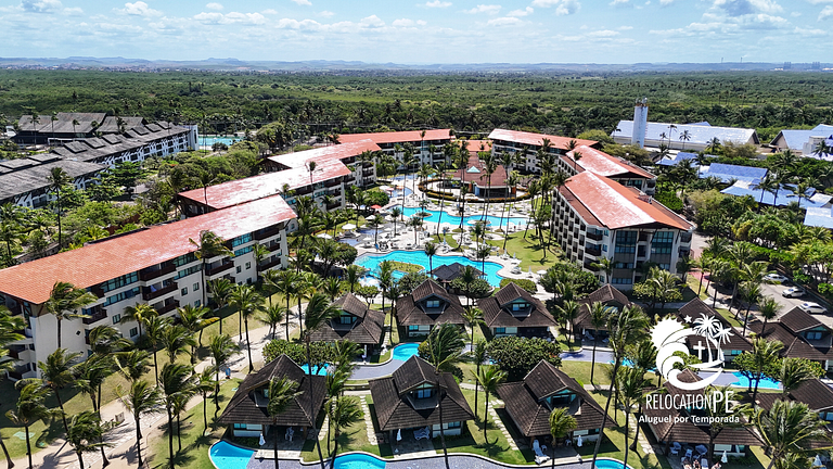 Marulhos Resort 403E | Flat Vista Piscinas em Muro Alto