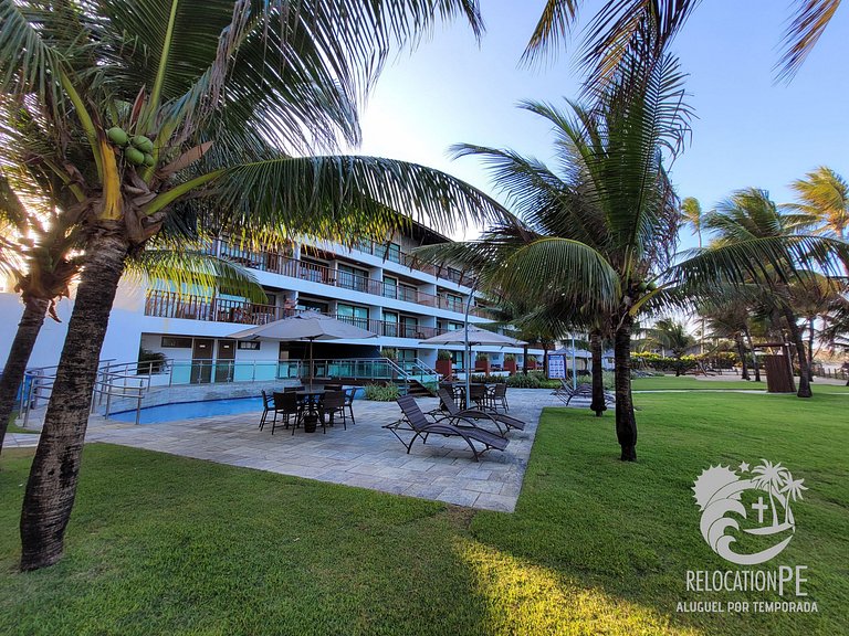 Porto Beach - Flat de Luxo com 4 quartos à beira mar - Porto