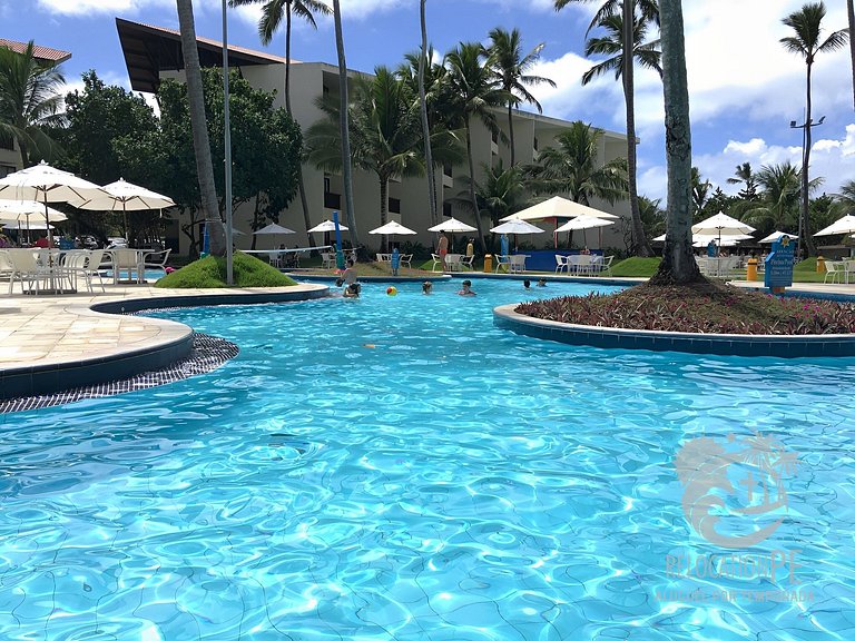 Marulhos Resort 403E | Flat Vista Piscinas em Muro Alto
