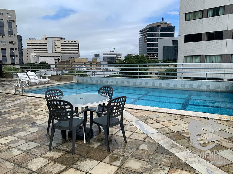 Excelente Flat no Condomínio Metropolis |1301