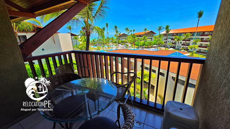 Marulhos Resort 403E | Flat Vista Piscinas em Muro Alto