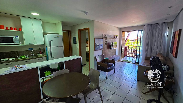 Marulhos Resort 403E | Flat Vista Piscinas em Muro Alto