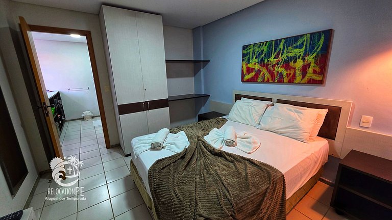 Marulhos Resort 403E | Flat Vista Piscinas em Muro Alto