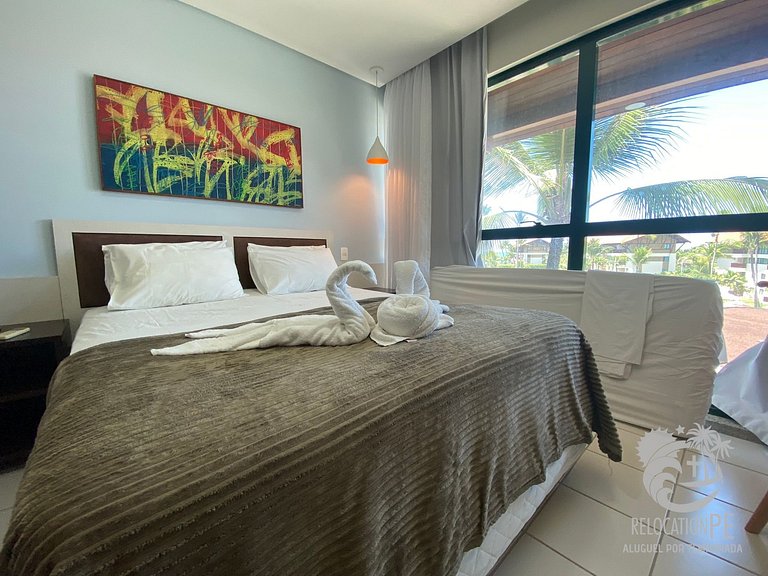 Marulhos Resort 403E | Flat Vista Piscinas em Muro Alto