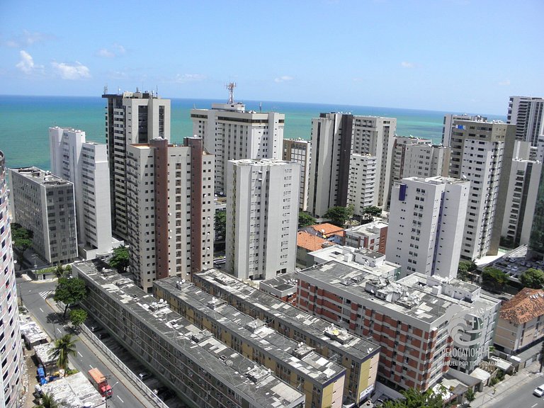 Beach Class Conselheiro 605 | Elegante Flat 2 Quartos