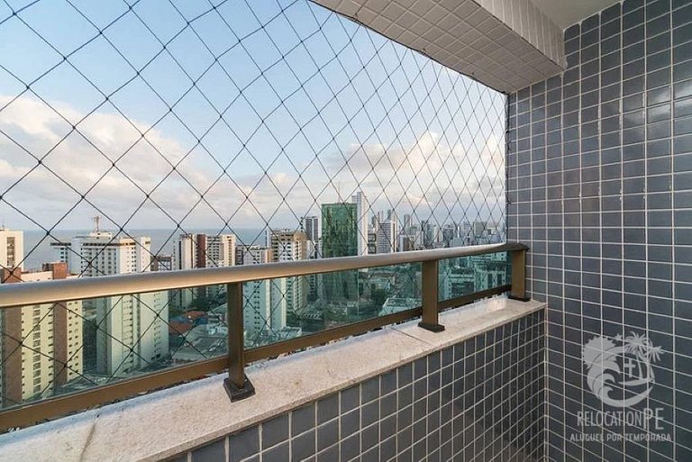 Beach Class Conselheiro 605 | Elegante Flat 2 Quartos