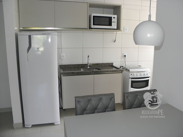 Beach Class Conselheiro 605 | Elegante Flat 2 Quartos
