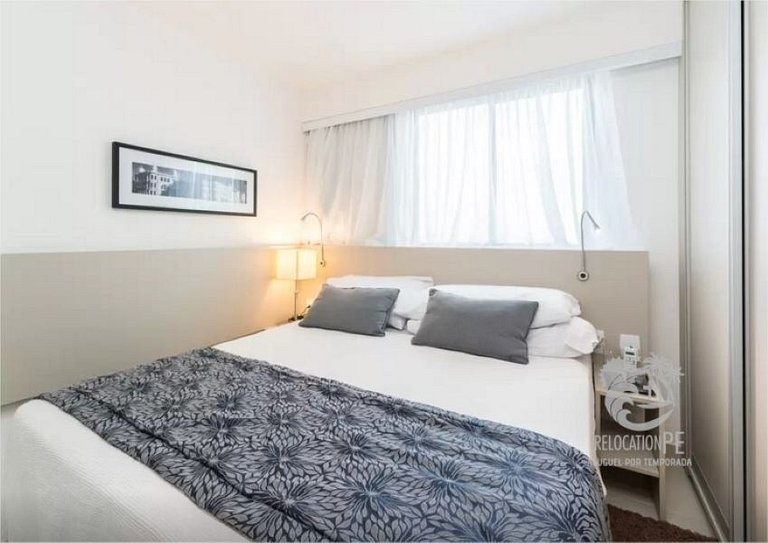 Beach Class Conselheiro 605 | Elegante Flat 2 Quartos