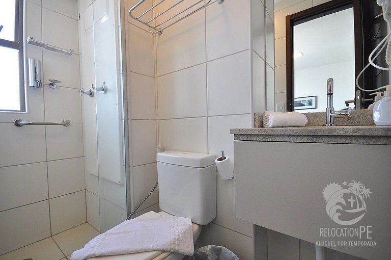 Beach Class Conselheiro 605 | Elegante Flat 2 Quartos