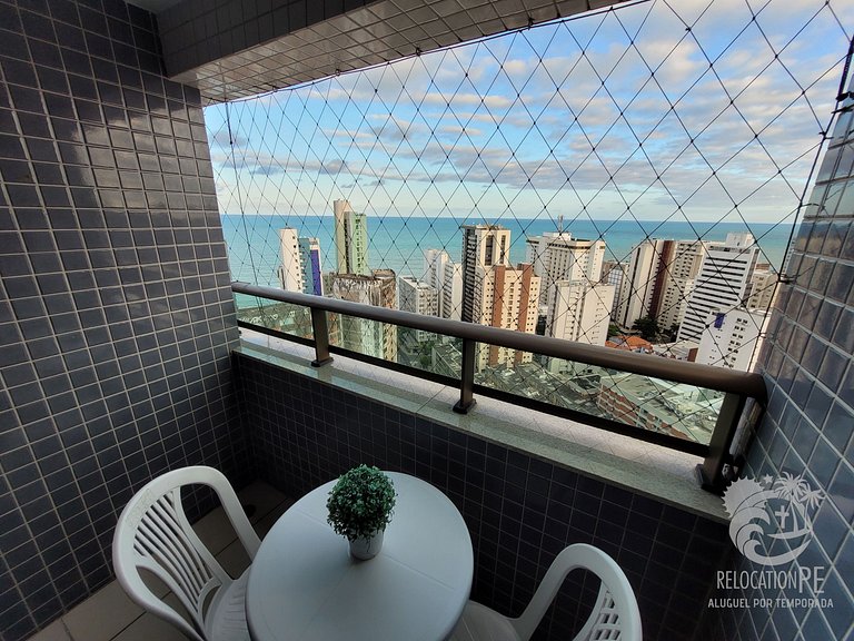 Beach Class Conselheiro 2405 | Flat Vista Mar 2 Quartos