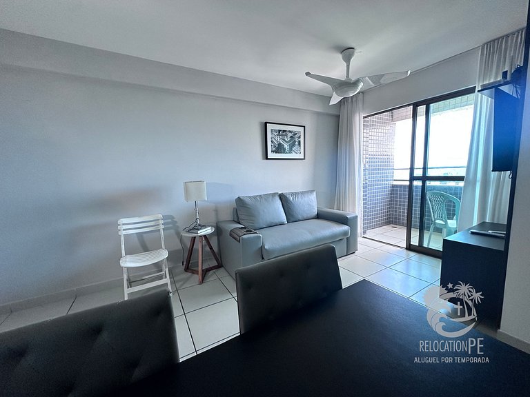 Beach Class Conselheiro 2405 | Flat Vista Mar 2 Quartos
