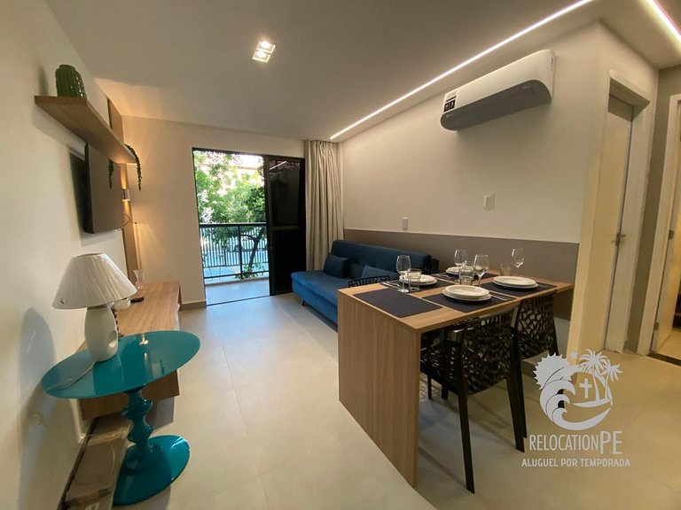 Porto Beijupirá Exclusive 05 | Flat Charmoso no Centro de Po