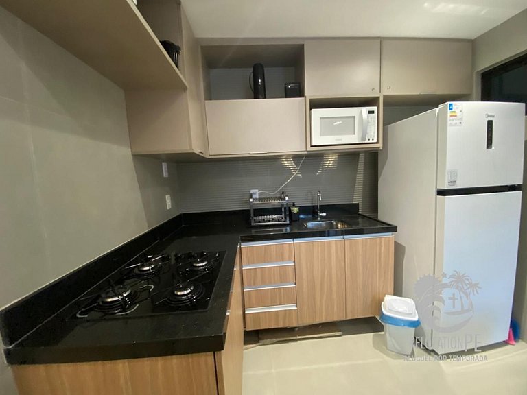 Porto Beijupirá Exclusive 05 | Flat Charmoso no Centro de Po