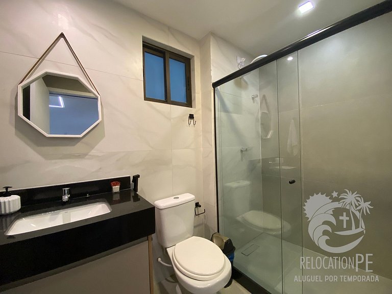 Porto Beijupirá Exclusive 05 | Flat Charmoso no Centro de Po
