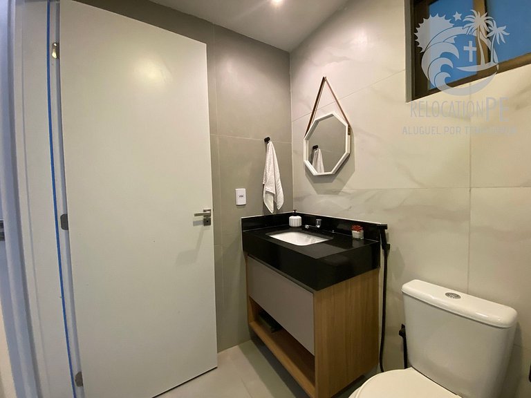 Porto Beijupirá Exclusive 05 | Flat Charmoso no Centro de Po